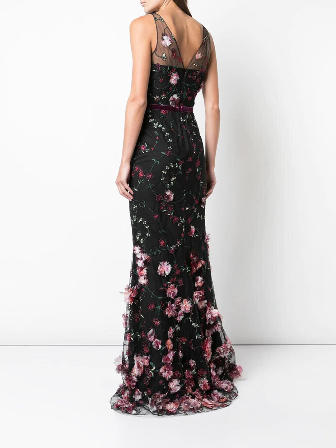 3D Floral gown | Shop Marchesa Notte